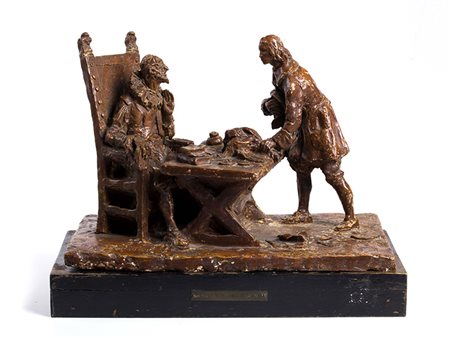 DOMENICO MASTROIANNIArpino, 1876 - Roma, 1962 L’offerta Scultura in...