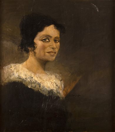 ALESSANDRO KOKOCINSKIPorto Recanati, 1948 - Tuscania, 2017 Ritratto di donna...