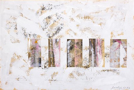 TOTI SCIALOJARoma, 1914 - 1998 Senza titolo, 1980 Collage su cartoncino, 58 x...