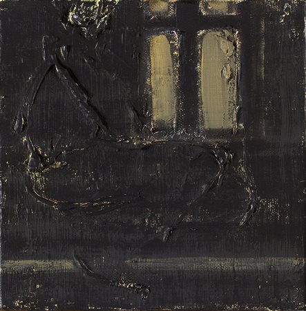 GIANNI DESSÌRoma, 1955 Figura alla finestra, 2008 Tecnica mista su tela, 20 x...