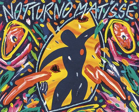 BRUNO DONZELLINapoli, 1941 Notturno Matisse Olio su tela, 50 x 40 cm Firma in...