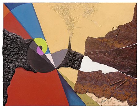 LAURA MIGOTTO Roma, 1956 Metamorfosi remota, 2012 Tecnica mista, catrame e...