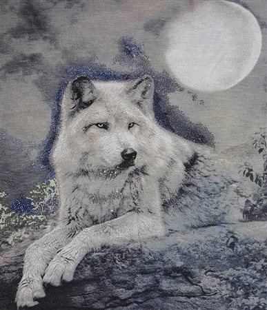 LORENZO CARMA Oscurità di Cristallo Base della Tela maglieria Jaquard con...