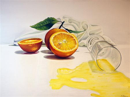 SERGIO BUONOCORE Ops olio su tela cm 60x80