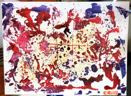 REMO CARRADORI Thor acrilico su tela cm 60x80