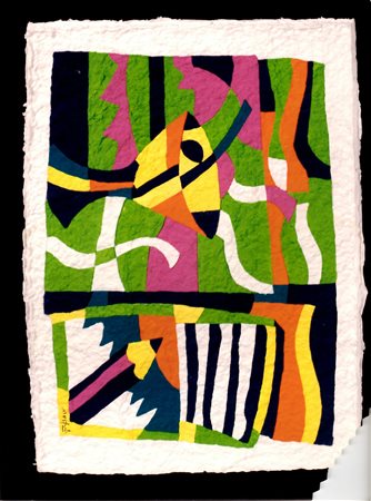 UGO NESPOLO Happy hours soft painting cm 52x70,5