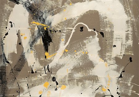 ALEX CAMINITI Punti di rottura smalto su tela cm 95X135