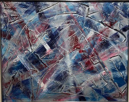 PIERPAOLO NUDI Piano Bidimensionale multivariato Tecnica mista su tela cm 40x50