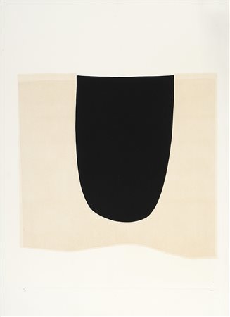 Alberto Burri (Città di Castello 1915 - Nizza 1995)"Bianchi e Neri I - D"...