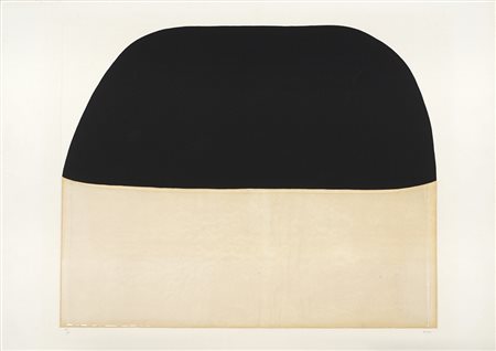 Alberto Burri (Città di Castello 1915 - Nizza 1995)"Bianchi e Neri I - E"...