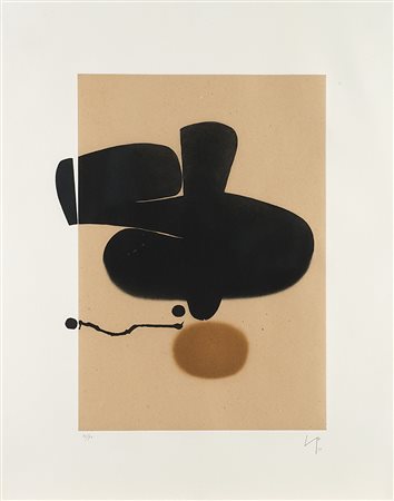 Victor Pasmore (Chelsham 1908 - Gudja 1998)"Two Images" 1975litografia a...