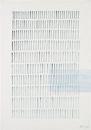 Arturo Vermi (Bergamo 1928 - Paderno d'Adda 1988)"Diario" olio su telacm...