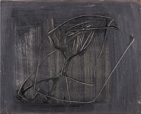 Emilio Scanavino (Genova 1922 - Milano 1986)"Studio I" 1965olio su telacm...