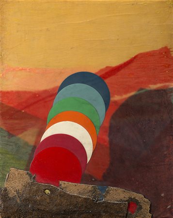 Roberto Crippa (Monza 1921 - Bresso 1972)"Senza titolo" anni '70tecnica mista...