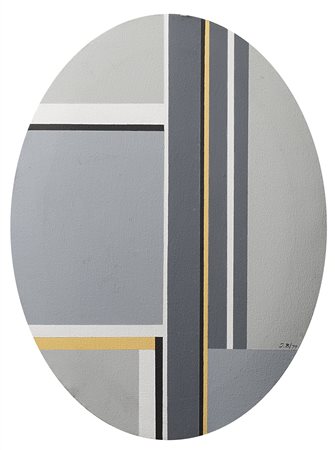 Ilya Bolotowsky (San Pietroburgo 1907 - New York 1981)"Senza titolo" 1979olio...