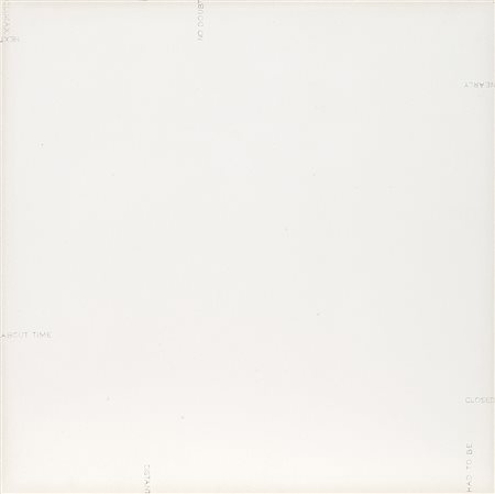 Robert Barry (New York 1936)"Senza titolo" 1979inchiostro su cartacm...