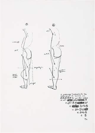 Gianfranco Baruchello (Livorno 1924)Lotto di otto disegni, 1966, inchiostro...