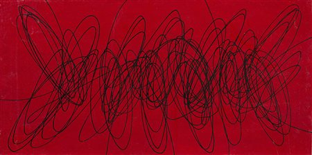 Roberto Crippa (Monza 1921 - Bresso 1972)"Spirale" 1950olio su telacm...