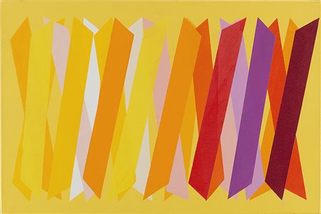 Piero Dorazio (Roma 1927 - Perugia 2005)""+ 3 I"" 2002olio su telacm...