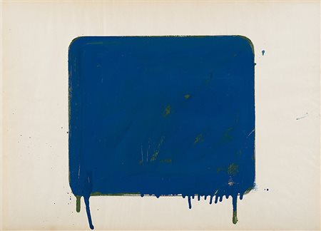 Mario Schifano (Homs 1934 - Roma 1998)"Senza titolo" metà anni '70smalto e...