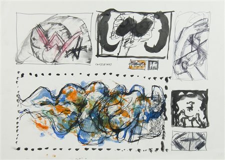 Bruno CHersicla Trieste 1937-2015 Lotto di varie opere dipinte su carta,...