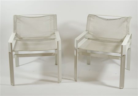 Emu: lotto di 4 poltrone da esterno, disegno di M. Terzano.