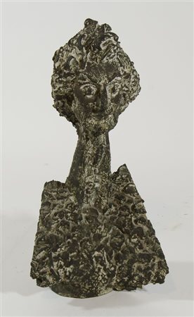 Angelo Biancini 1911-1988 "La maestra" h. cm. 70 - scultura in bronzo Pubbl.:...