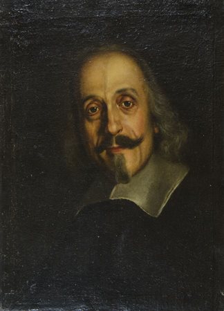 Maestro del XVII secolo "Ritratto" cm. 55x41 - olio su tela foderata