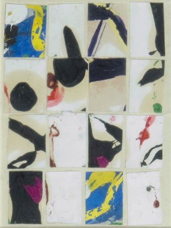 Remo Bianco 1922-1988 "Composizione" cm. 22x17 - tecnica mista Al retro:...