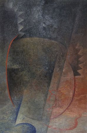 Roberto Marcello Baldessari Innsbruck 1894 - Rovereto 1965 "Composizione...