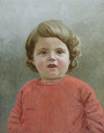 Guido Grimani Trieste 1871-1933 "Ragazzino" cm. 47x37 - olio su cartone...
