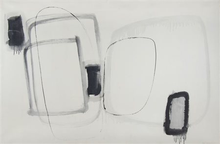 Nino Perizi Trieste 1917-1994 "Spazi e ritmi" cm. 100x150 - olio su tela...