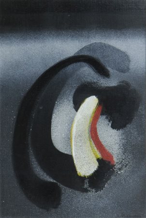 James Pichette 1920-1996 "Composizione" cm. 35x25 - olio su tela Firma e data...