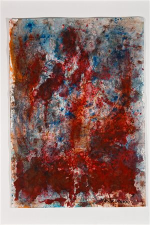 UMBERTO MASTROIANNI (1910 - 1998) Ferita organica, 1953 tecnica mista (olio e...