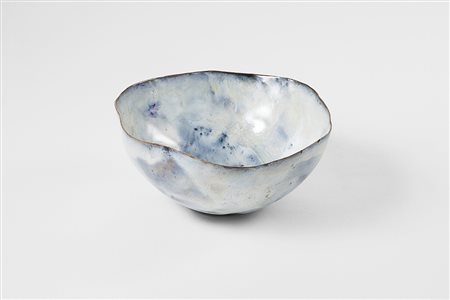 MELOTTI FAUSTO (1901 - 1986) Coppetta, 1960 ca. ceramica smaltata policroma,...