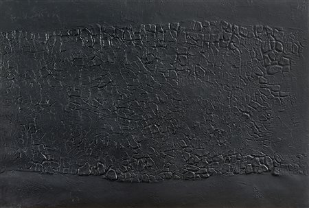 ALBERTO BURRI (1915 - 1995) Cretto nero, 1971 acquaforte e acquatinta su...