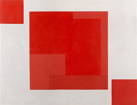 MAURO REGGIANI (1897 - 1980) Composizione n. 10, 1978 olio su tela, cm 89x116...
