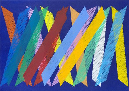 PIERO DORAZIO (1927 - 2005) Night Club - recente, 2004 olio su tela, cm 50 x...