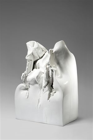 GIACINTO CERONE (1957 - 2004) Senza titolo, 2002 ceramica invetriata, cm...