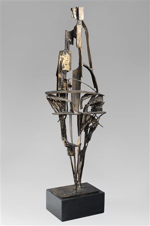 FRANCO GARELLI (1909 - 1973) Senza titolo bronzo, h cm 65 (solo la scultura)...