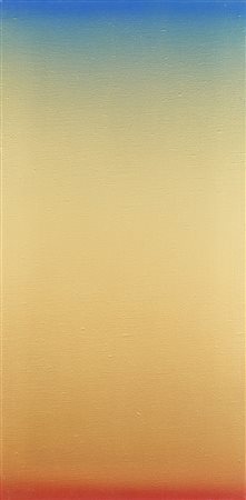 JORRIT TORNQUIST (1938) Senza titolo, 1985 acrilico su tela, cm 80x40 Firmato...