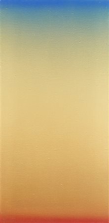 JORRIT TORNQUIST (1938) Senza titolo, 1985 acrilico su tela, cm 80x40 Firmato...