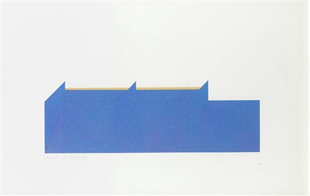 RODOLFO ARICÒ (1930 - 2002) Progetto A-Y, 1973 collage e tecnica mista su...