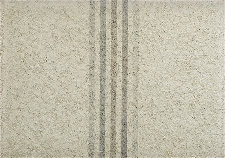 ELIO MARCHEGIANI (1929) Grammature di colore, 1975 tecnica mista e intonaco...