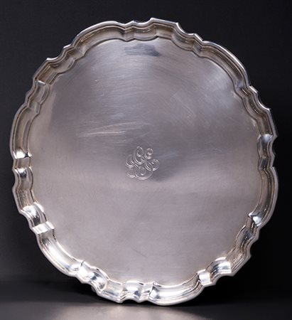 Tiffany & Co Vassoio, 1947-1956 Argento Sterling 1x25,8 cm; 660 g