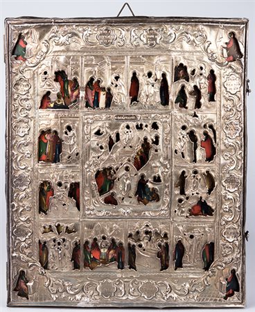 Iconografo russo, XVIII secolo, e saggiatore Andreij Antonovich Kovalskij...