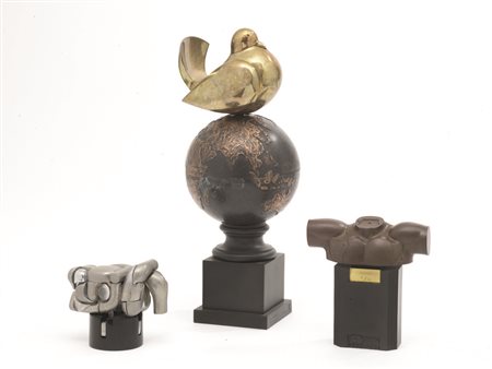 Miguel Berrocal MINI MARIA metallo, h cm 7; es. 1.529 firmato e numerato...