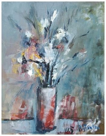 LIDO BETTARINI 1927 Senza titolo 1965 Olio su tela 60 x 49,6. Data e firma in...