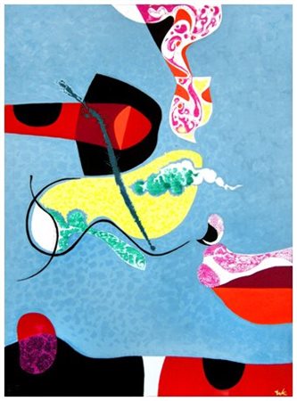 WLADIMIRO TULLI 1922 - 2003 Sul grigio orizzonte una nuvola in doppio petto...