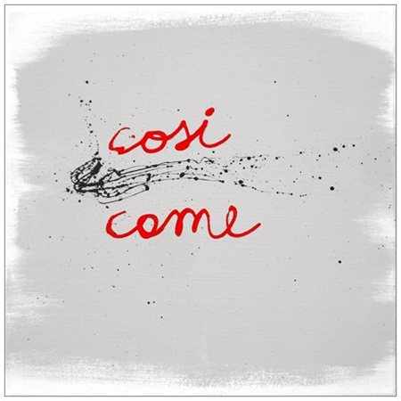 UGO CARREGA 1935 Fra bianco e nero 2008 Olio su tela 40 x 40. Titolo, firma e...